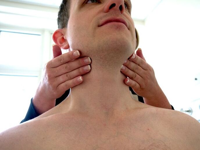 vergrößerte Lymphknoten aufgrund von Parasiten im Körper