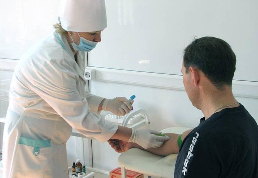 Blutentnahme für Parasitentests